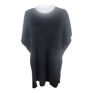 Haptics Black Knit Crewneck Sweater Vest Women's 3X